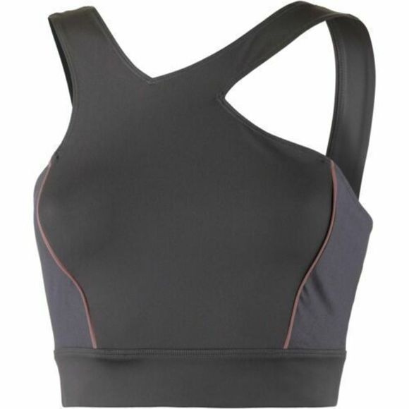 Under Armour 1324323 019 Womens Size Large Charcoal Gray Misty Crop Top $60+ - Picture 4 of 5